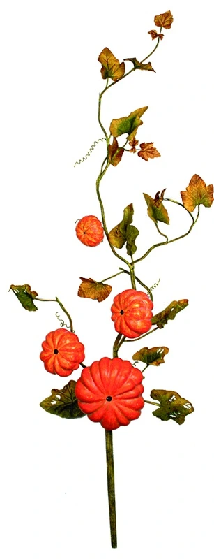 [0683066] guirlande pompoenen+bladeren