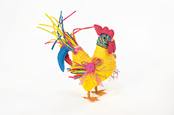 [0682166] rooster 'paper rope'