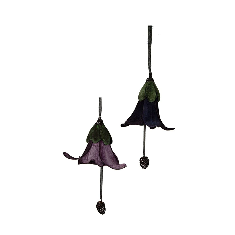 flower pendants (6 pcs)