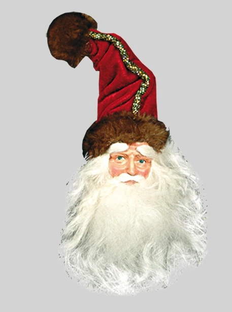 large Santa Claus head pendant