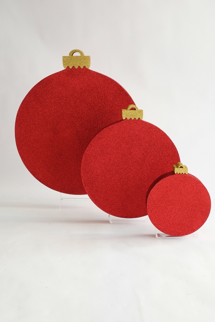 [0048197] christmas bauble 2D (Ø30x8cm)