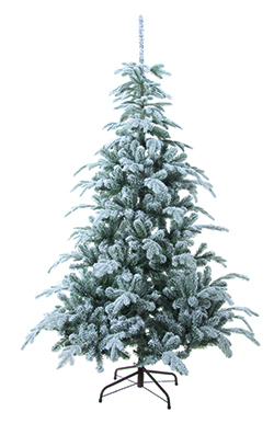 [0088342] kerstboom 'oslo' (150cm-Ø100cm-584 tips, pvc + pe + kunstsneeuw)