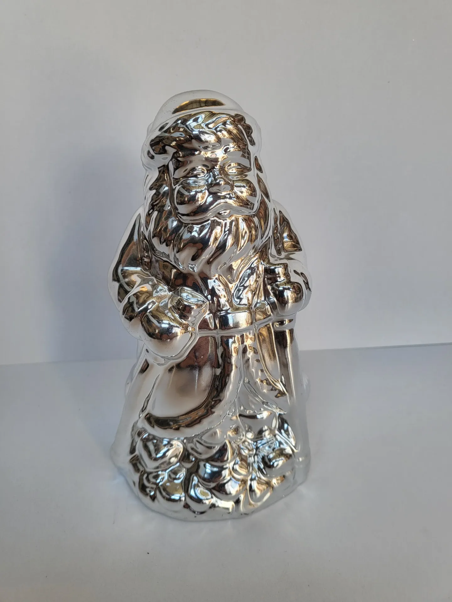 kerstman metallic