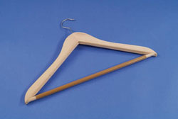 [0089174] wooden hanger shaped with rod (41cm)