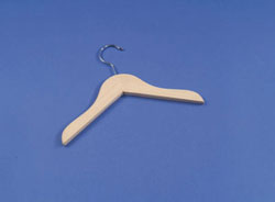 [0089101] wooden hanger (flat) (25cm)
