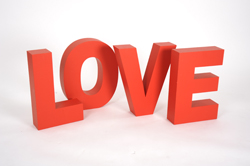 letters 'LOVE'