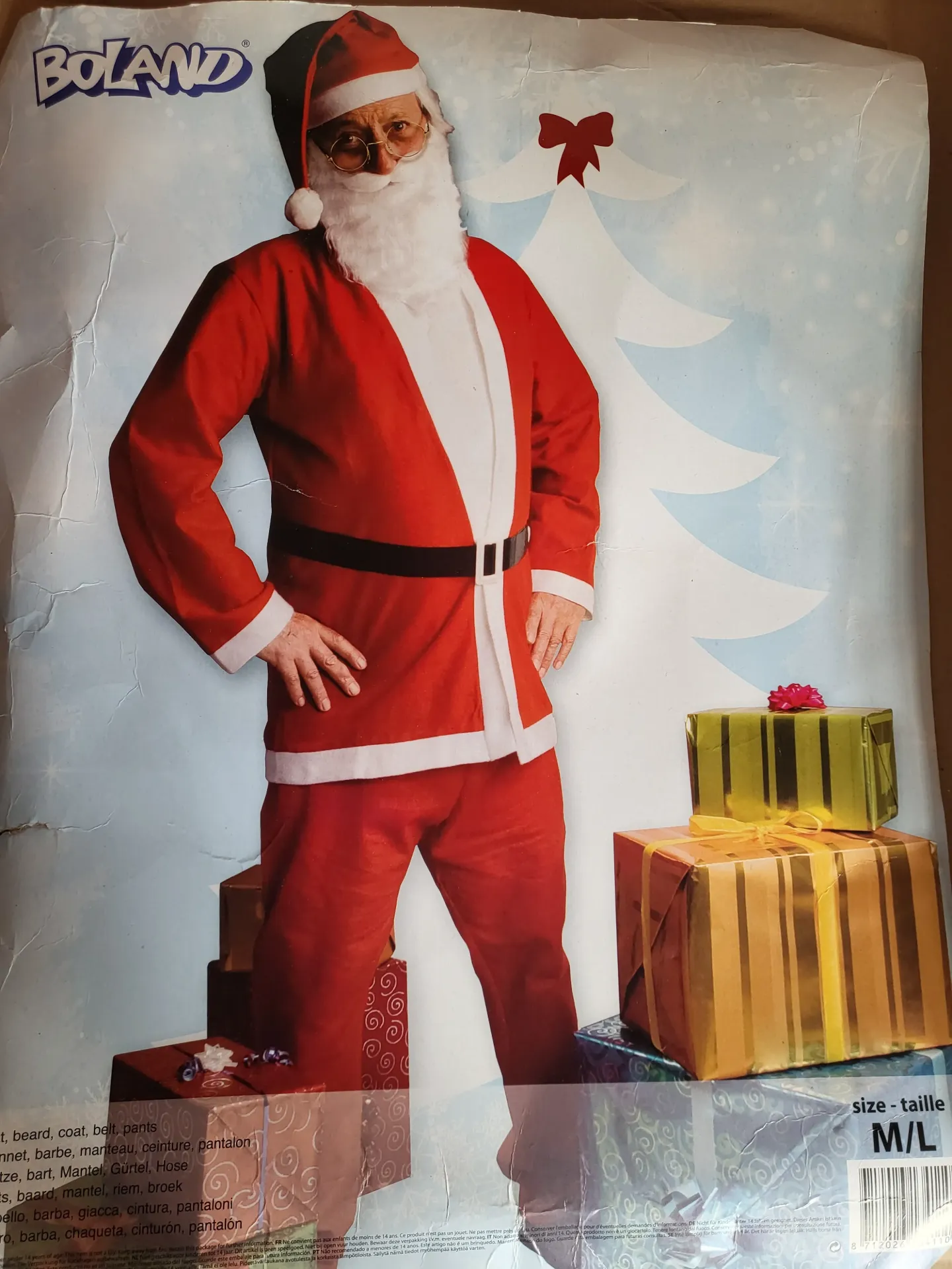 kerstmanpak 'basic' (M/L)