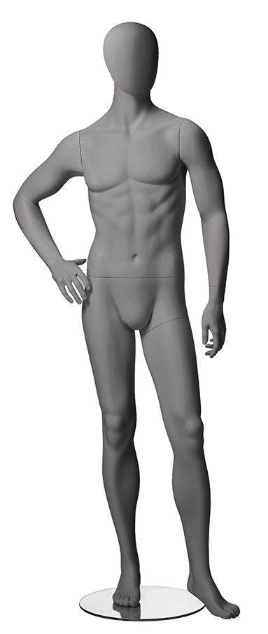 [0071934] mannequin 'Metro male', Pos. 4  (gray)