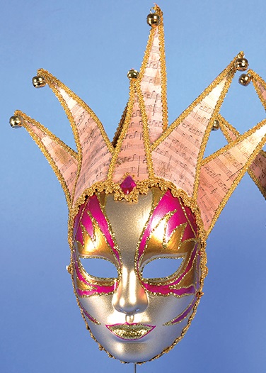 [0683645] mask (gold/fuchsia)
