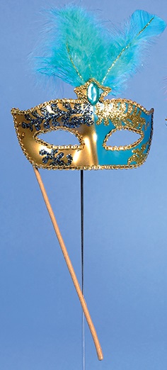 [0683643] eye mask on a stick (fuchsia)
