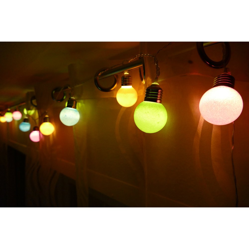 opstekers 'gloeilamp' voor lichtguirlande