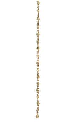 [0682680] pearlgarland with glitter (gold)