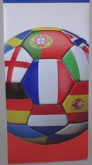 [0015395] poster football drapeaux