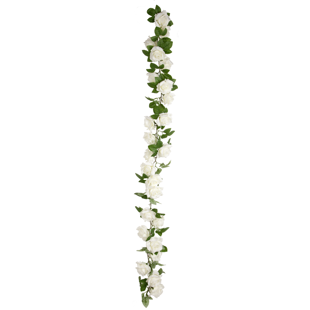 garland with roses