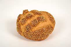 sesambrood rond