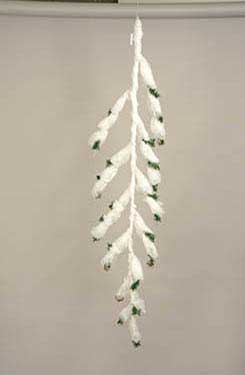 snowy pine garland