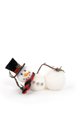 [0687326] bonhomme de neige couchant