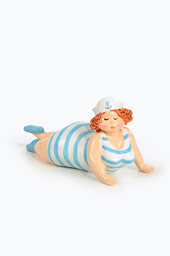 [0685036] beach figurine 'sunbathing lady'