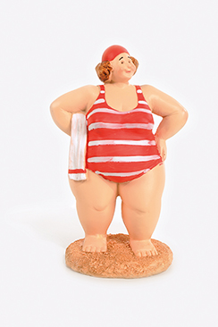 strandfiguur 'dame staand'