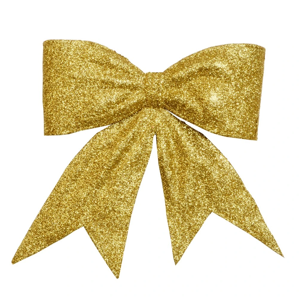 [0683489] bow 'holly' (gold, 21x17cm)