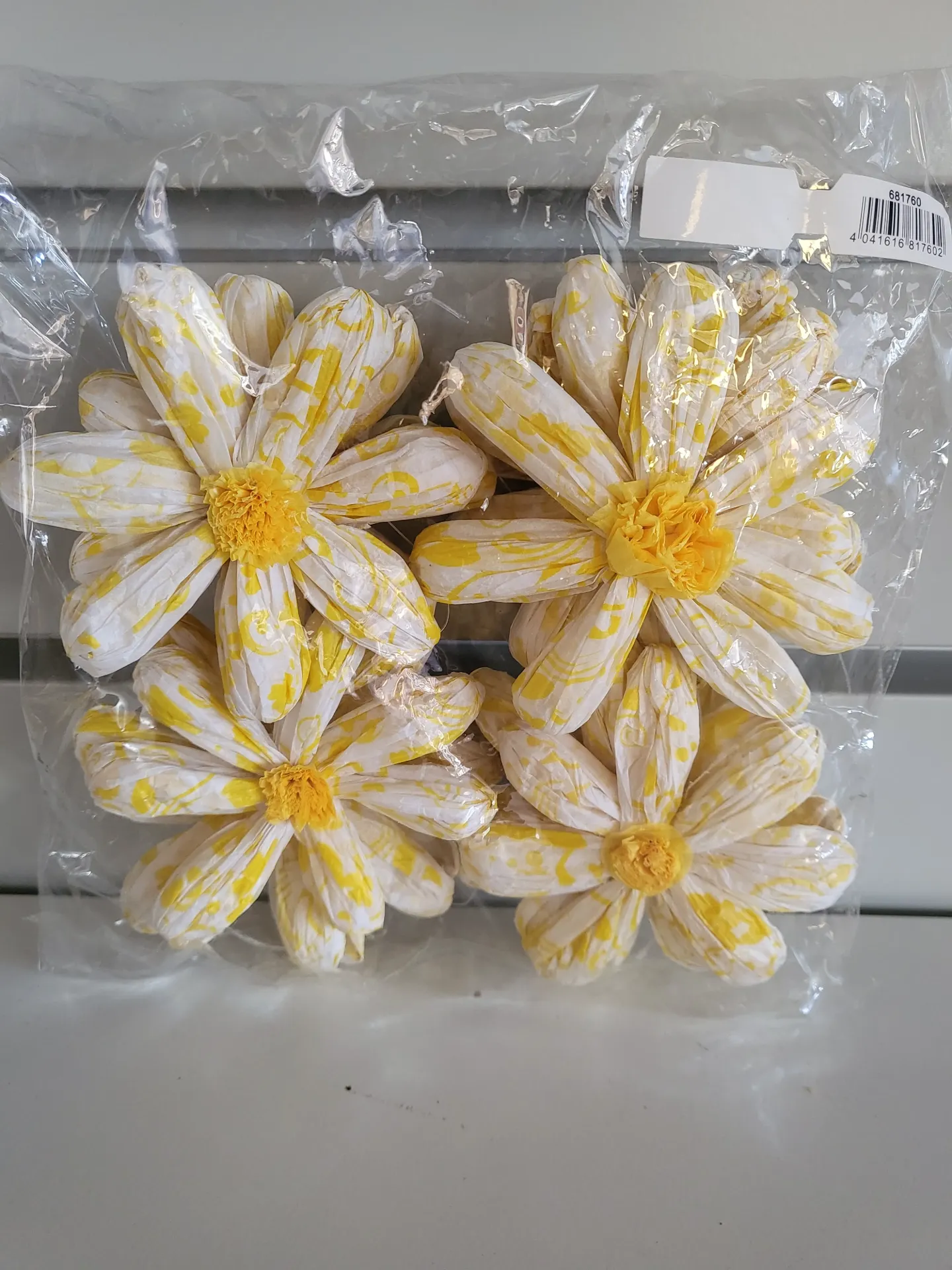 [0681760] scatter flowers (12 pcs) (yellow/white)