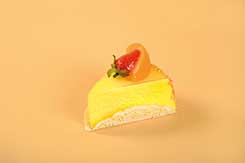 [0688202] morceau gâteau au fromage + abricot