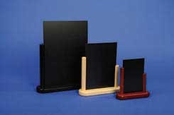 [0094206] table blackboard 'elegant' (mahogany, DIN A4 - 28x32cm)