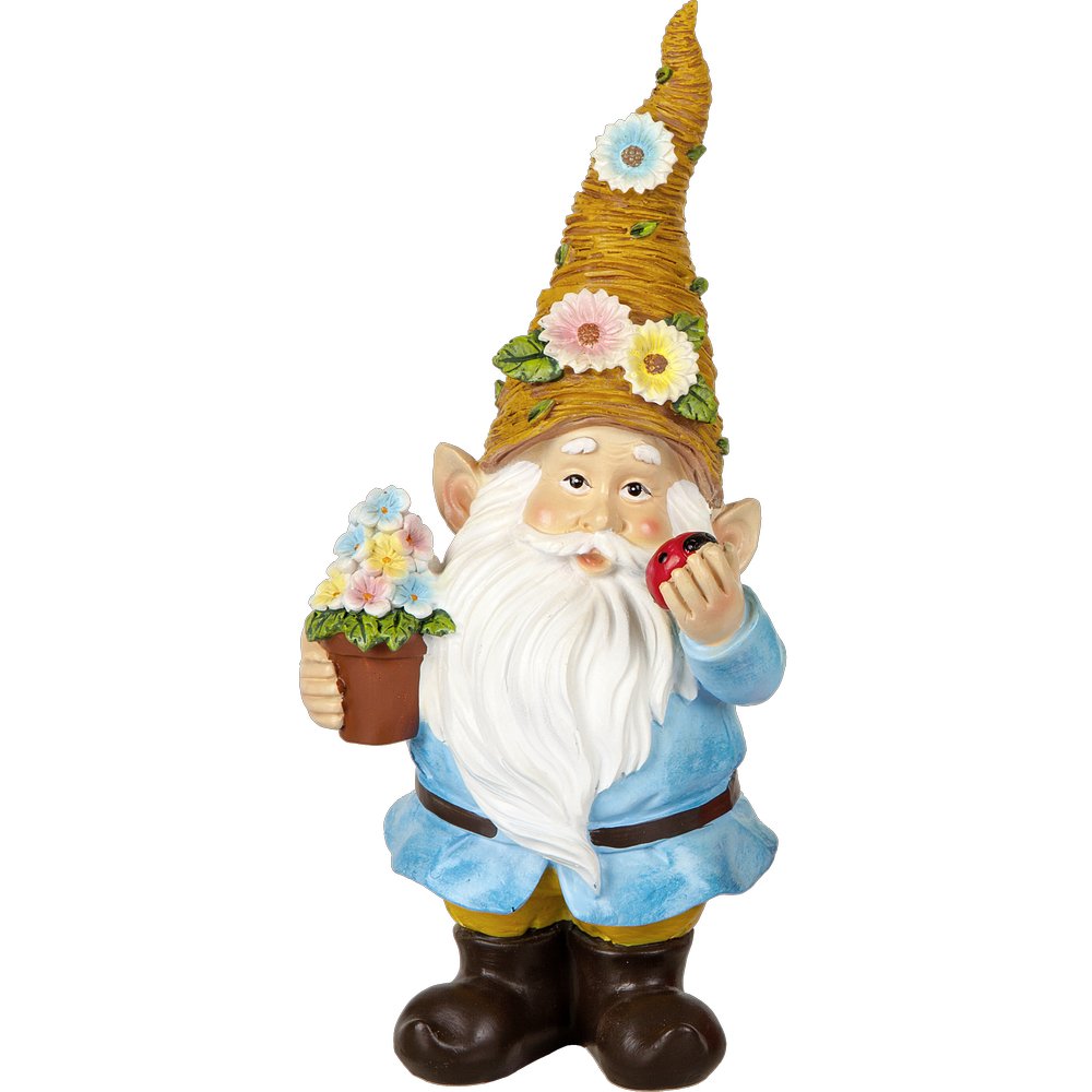 [1020631] garden gnome oskar (blue/motley)
