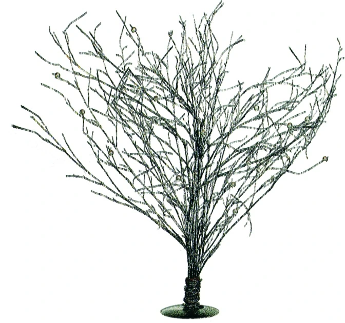 black/silver twigs