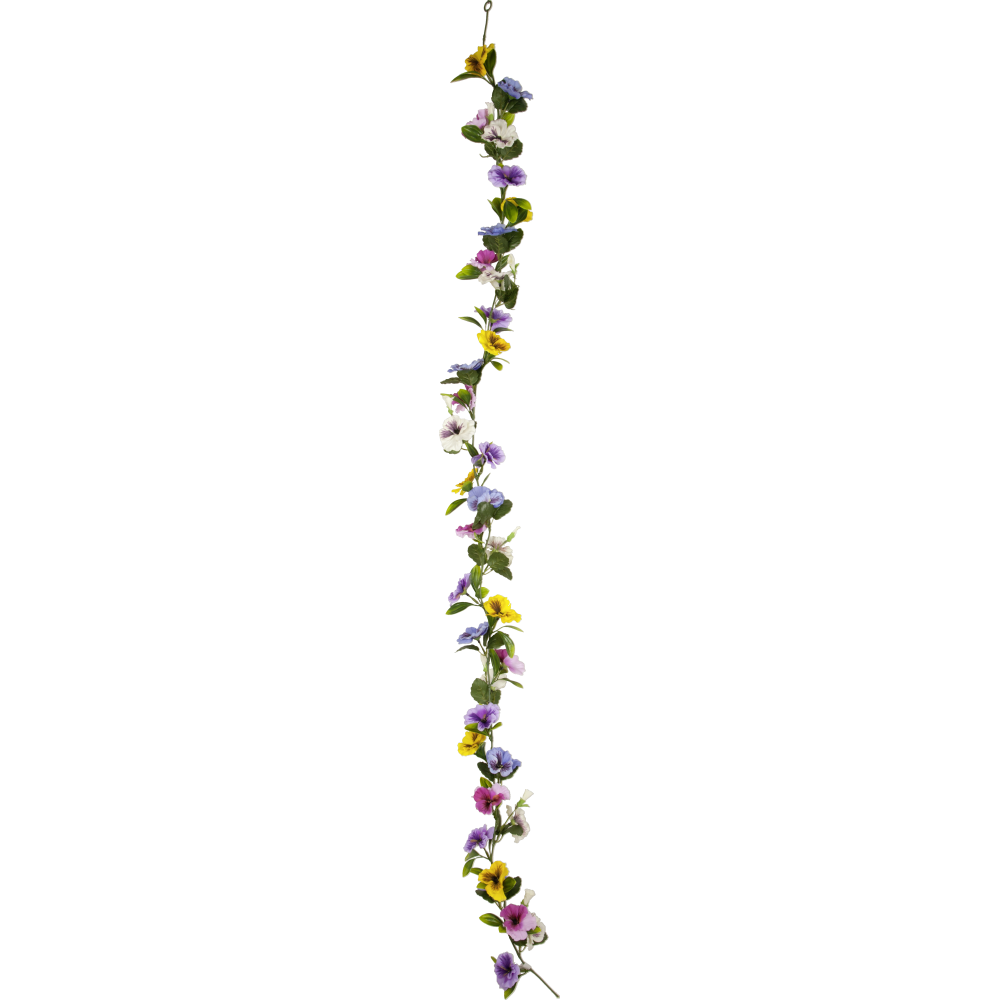 [0685670] garland with violets