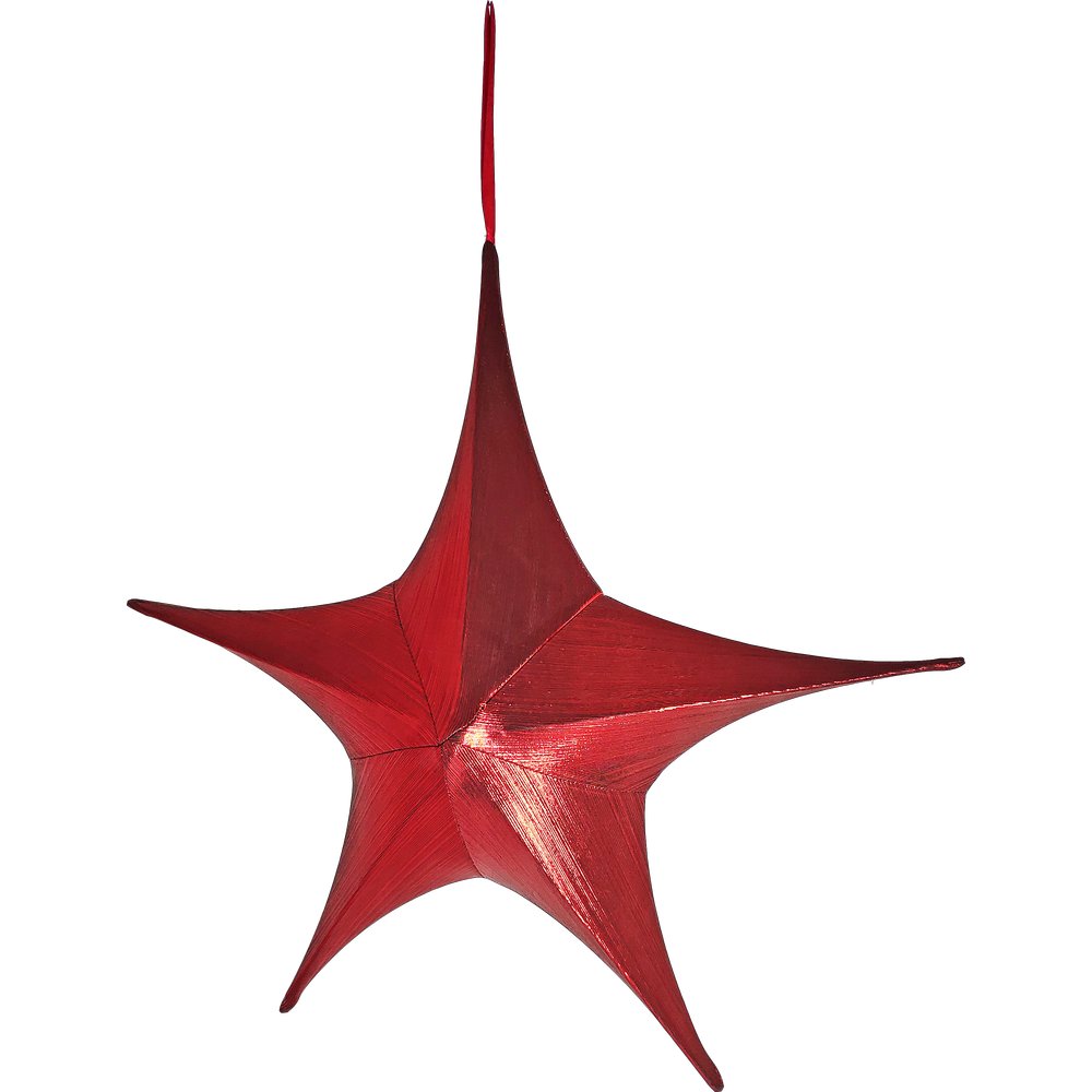 étoile pliable metallic