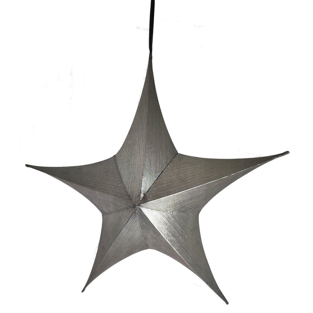 foldable star metallic