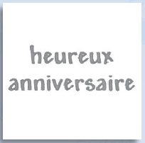 labels 'anniversaire'