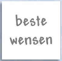 étiquettes de voeux 'beste wensen'