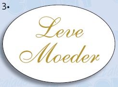étiquettes de voeux 'leve moeder'