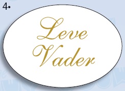 [0029140] étiquettes de voeux 'leve vader' (kraft, ovale-36x25mm)