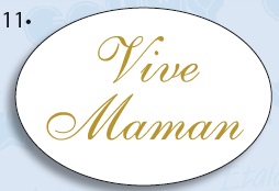 labels 'vive maman'