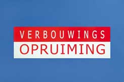 [0096003] affiche 'verbouwingsopruiming'