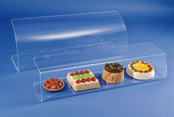 vitrine de protection arrondi