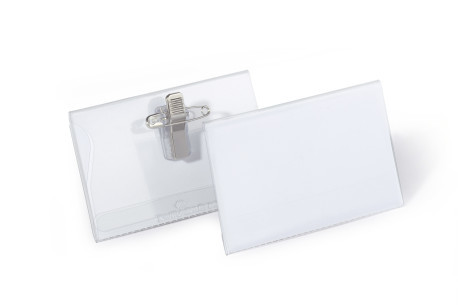 porte-badge avec pince combi