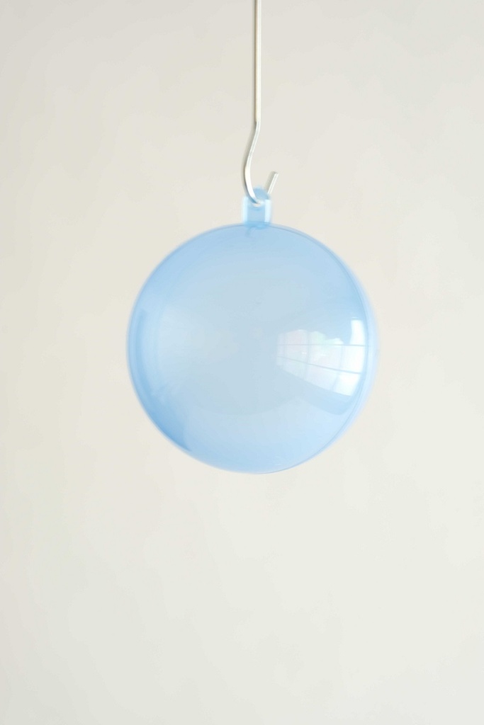 boule transparente (bleu transparent, Ø10cm)