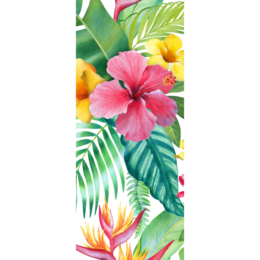 [0683977] banner 'leaf & flowers 1'