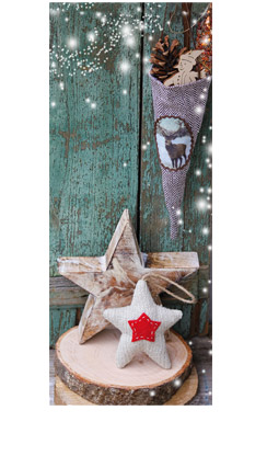 [0052710] banner 'wooden star'