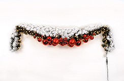 decorated arch garland