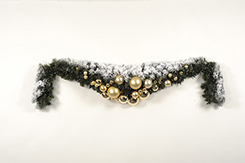 [0088185] decorated arch garland (gold mix)