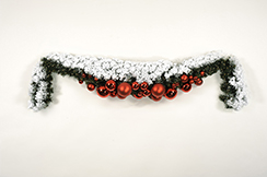 decorated arch garland