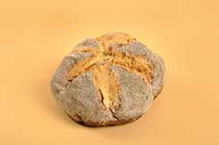 pain gris rond