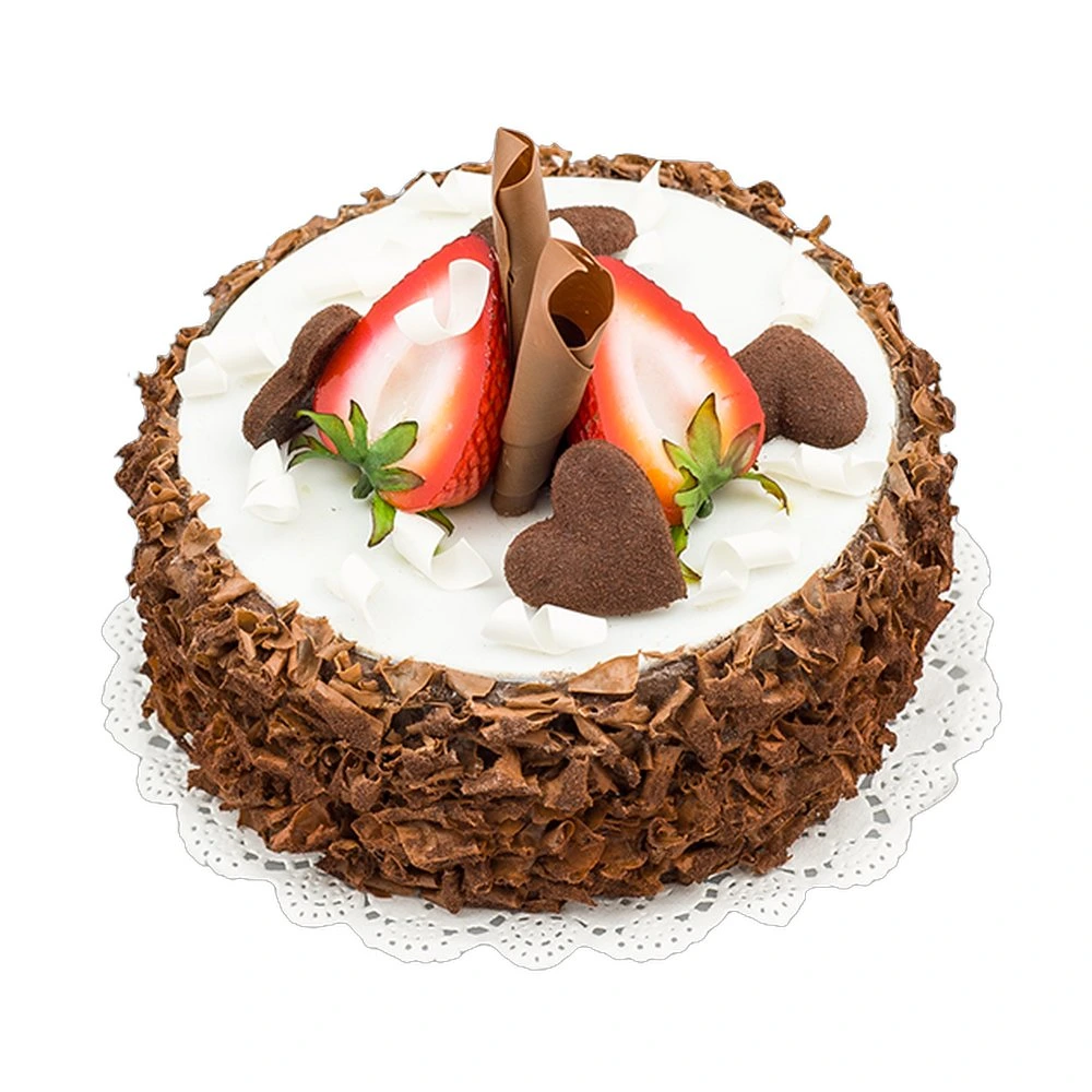[0688208] gâteau au chocolat avec fraises