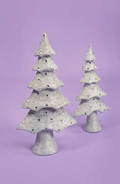 [0686016] sapin 'pierres scintillantes' (24x12xh.42cm)