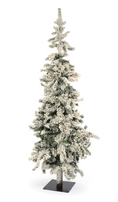 [0686681] thin snowy pine (120cm)
